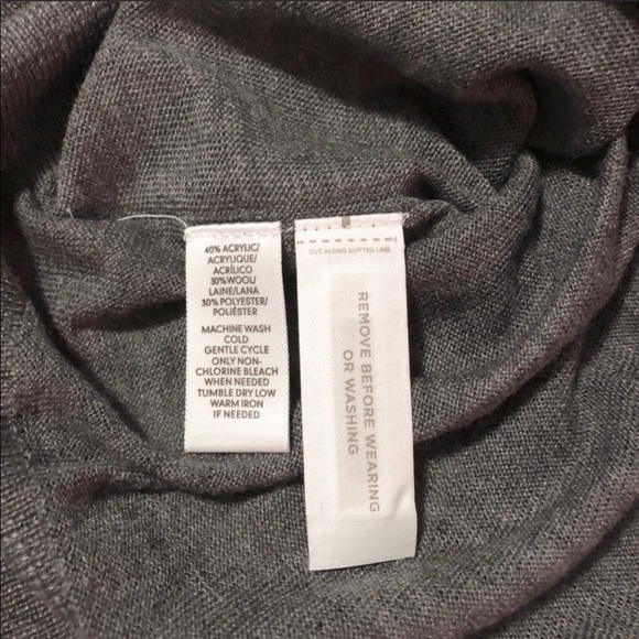 EUC Ann Taylor Loft gray cardigan - Picture 3 of 3